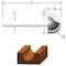 Vermont American 5/8 in. D X 5/8 in. X 1-3/4 in. L Carbide Tipped Core Box Router Bit 23124 - alternate 1